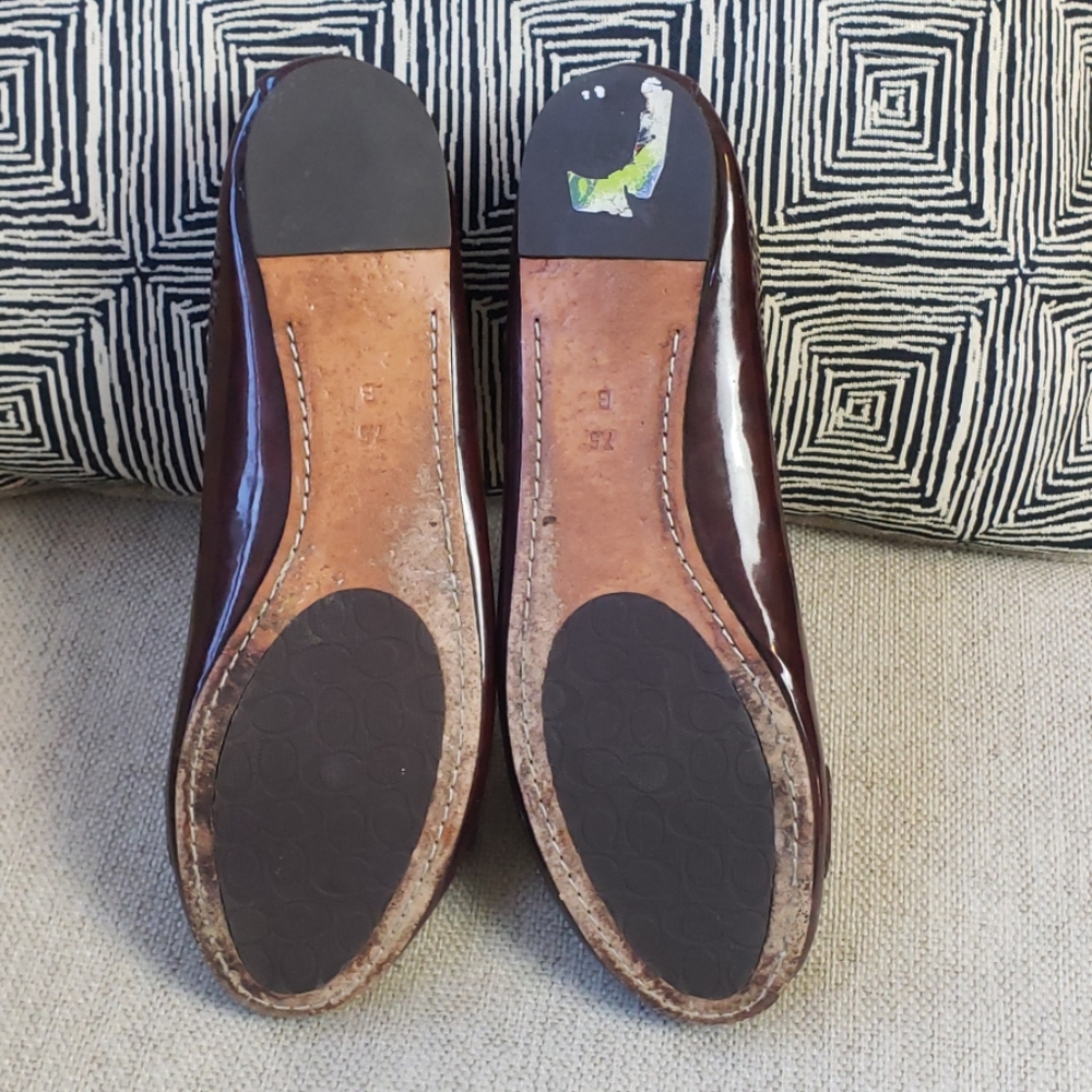 COACH patent logo loafers - Picture 5 of 6